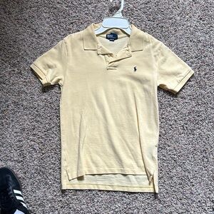 Kids Vintage Polo by Ralph Lauren Yellow Polo 100% cotton Size YM